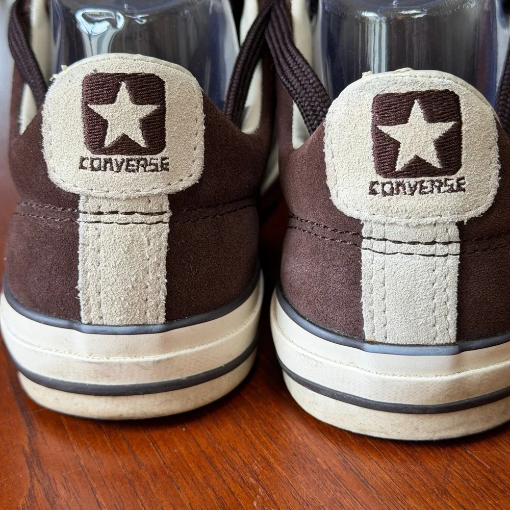 NEW Converse All Star Re-Issue Brown Suede Low Top Sneakers M6.5 W8.5 Streetwear